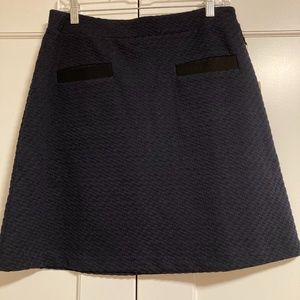 Halogen navy blue skirt